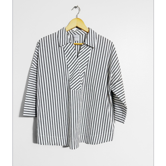 Chico’s Dolman Striped Top - Picture 2 of 4